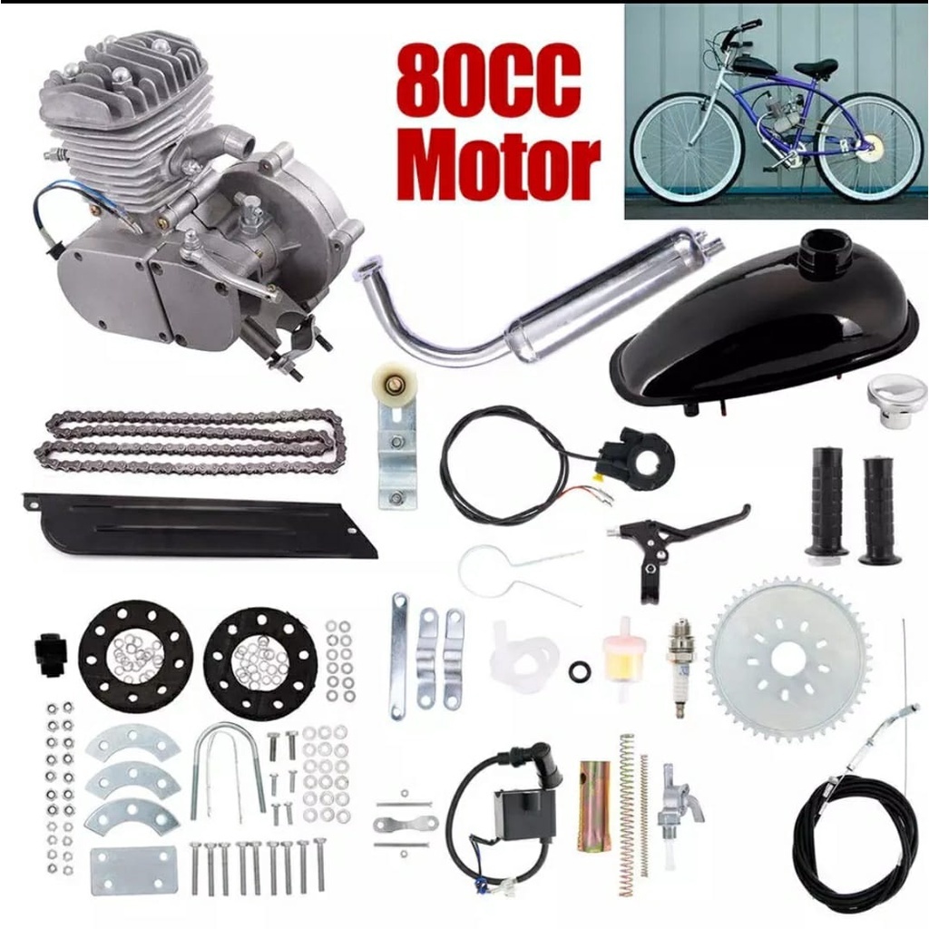 80cc motorized bike clearance kit