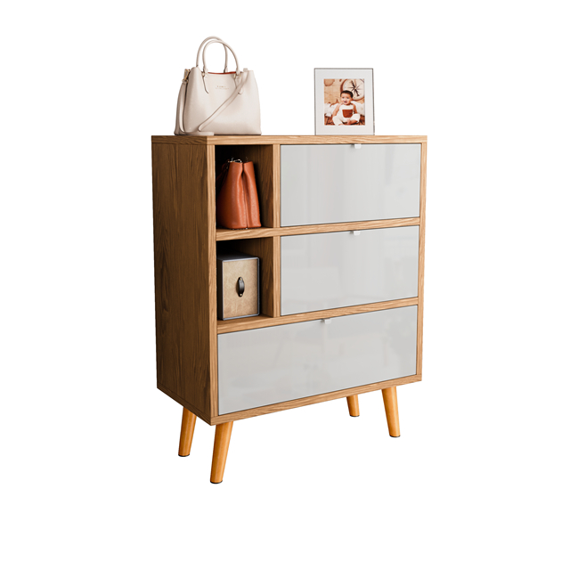 Sapateira Classic de 2 Portas 1 Gaveta 2 Nichos e Pés de Pvc - JM3 Móveis