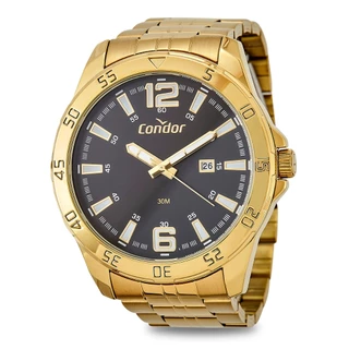 Relogio Condor Masculino Dourado Copc323Hac/K4P