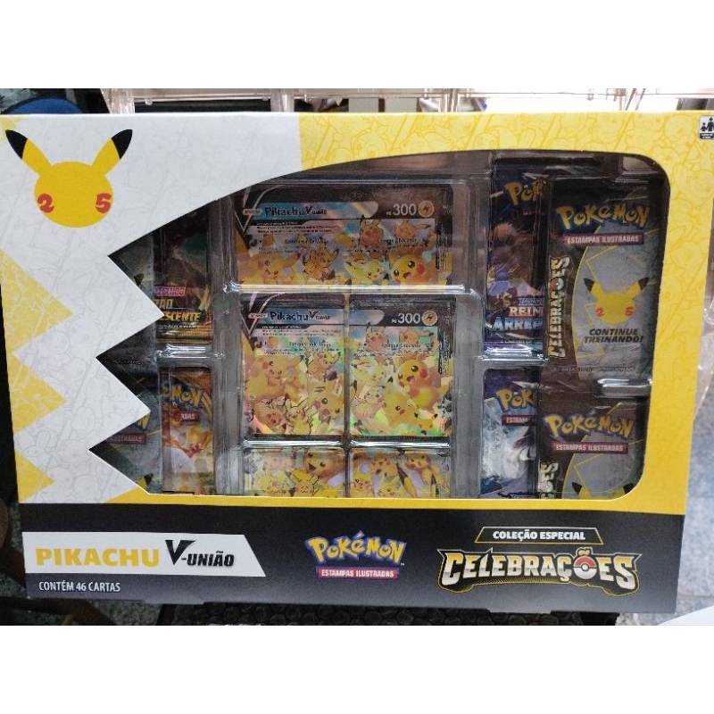 Pokémon TCG - Box Charizard V Do Lance - Celebrações 25 Anos