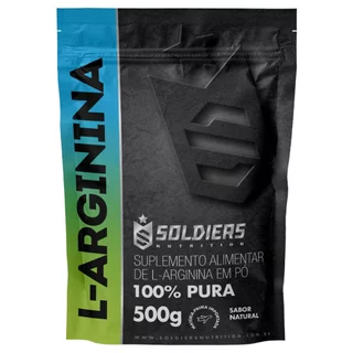 Arginina 500g - 100% Puro Importado - Soldiers Nutrition