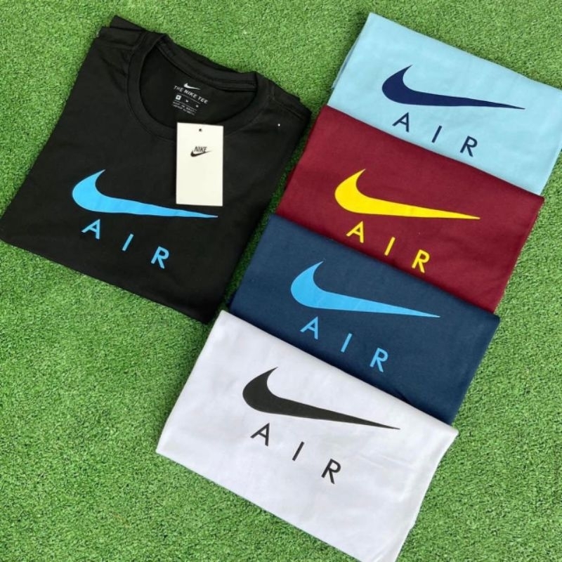 Camiseta Nike Air Algodão - Roupa Masculina - Camiseta Preta - Camiseta Branca - Camiseta Azul - Camiseta Vinho - Camiseta Masculina - Camiseta M - Camiseta G - Camiseta GG - Roupa para Homem - Camiseta para Homem - Camiseta - Camisa - Blusa