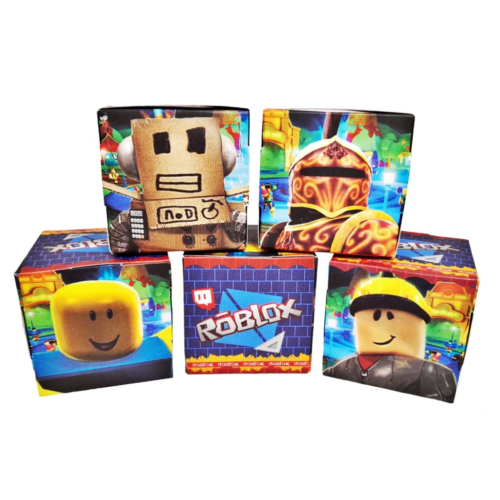 Caixa cubo 6x6cm Símbolo Roblox