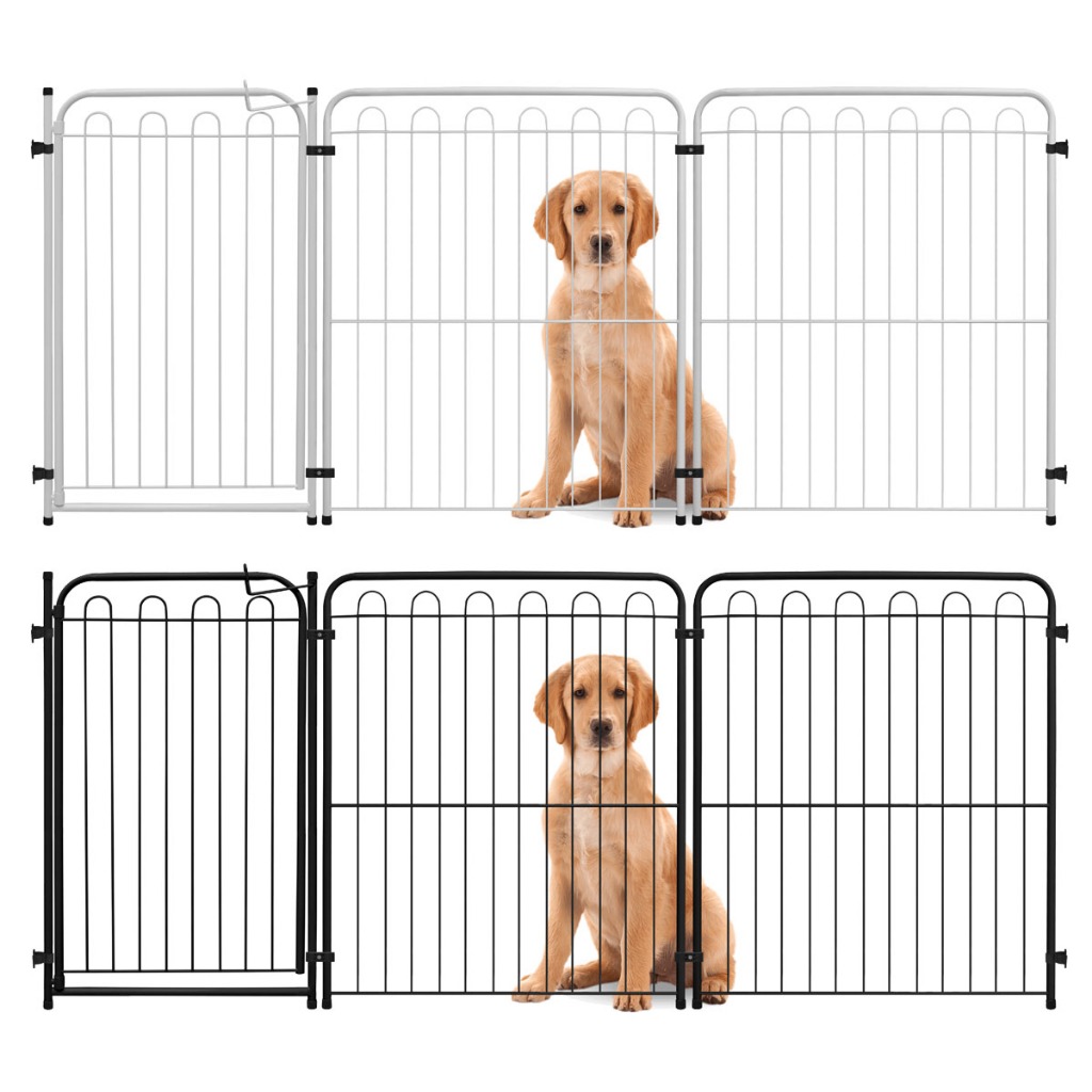 Cercado Grade c/ Portão Pet 2 Módulos Alto 82cm Isolamento