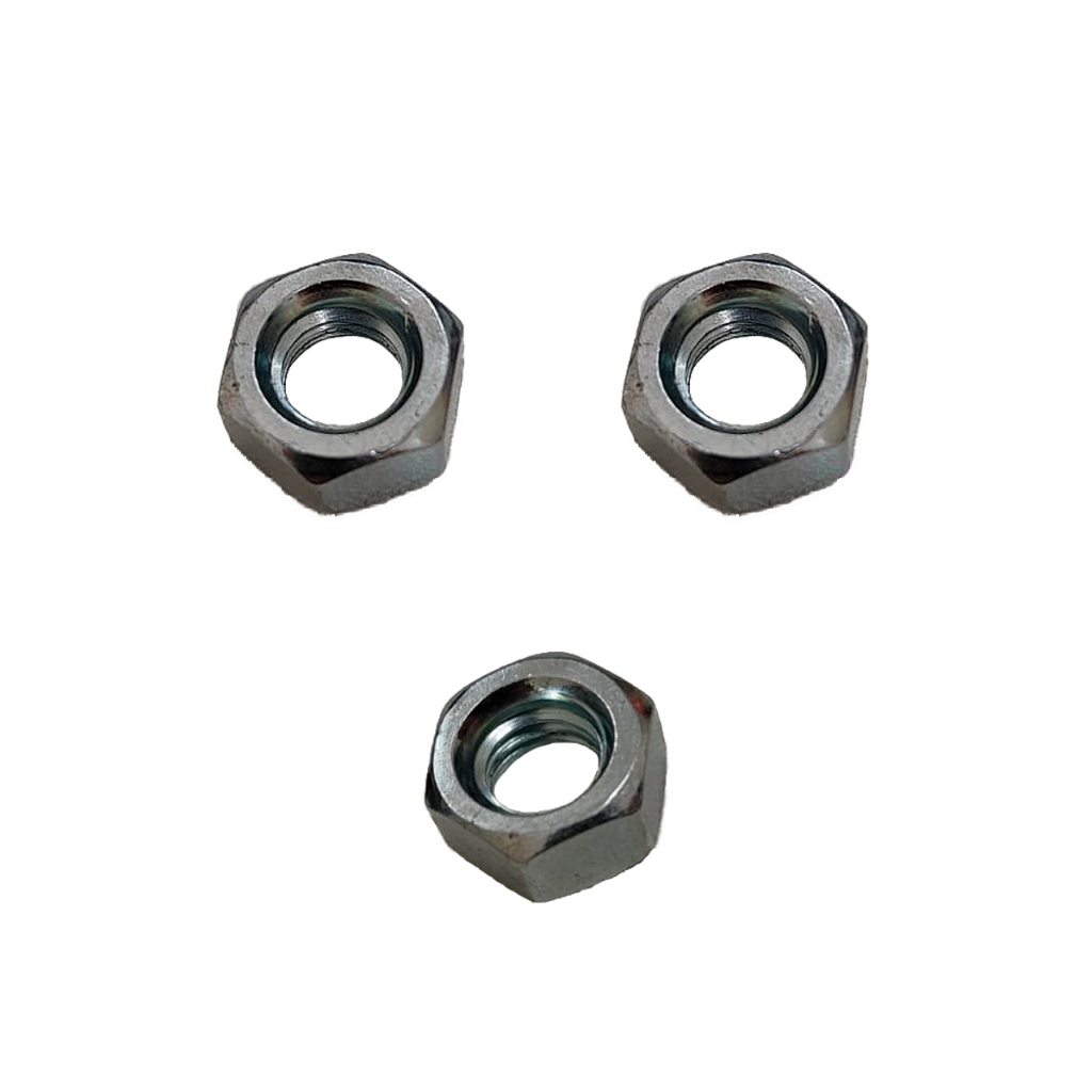 Porca Sextavada 5/16 Polegadas Unc Zincada - 100 Pçs