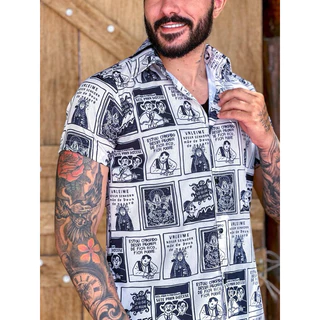 Camisaria camisa botões filme o auto da compadecida nordeste