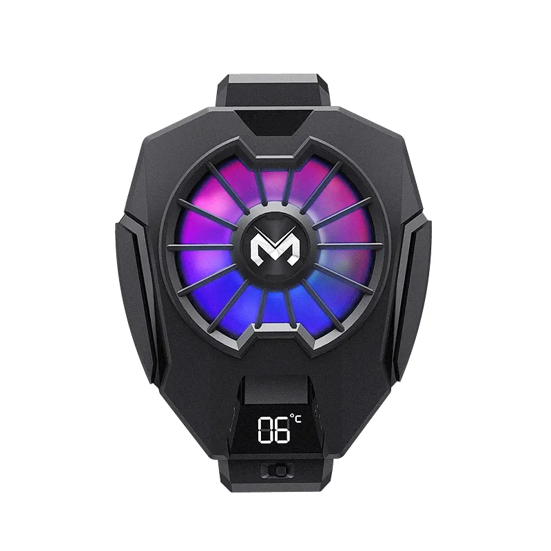 Cooler Para Celular Gamer Pro MEMO DL05 Ventilador De Refrigeração Led RGB