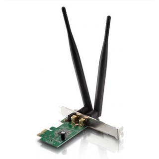 Adaptador Wireless N Netis Placa de Rede Wifi Pci Express 300mbps c/ 2 antenas perfil baixo - Usado
