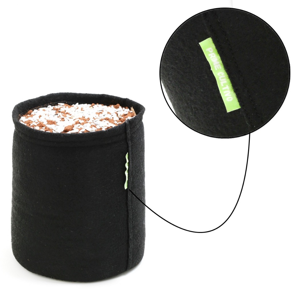 vasos de planta 7 litros prime cultivo em feltro