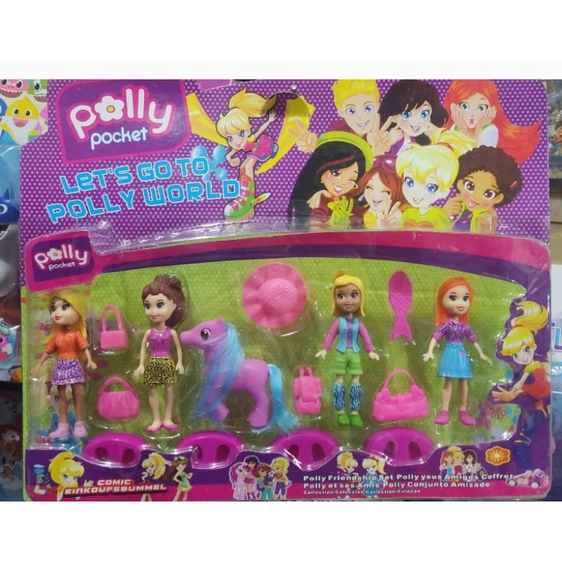 Playset Polly Pocket com Mini Bonecas - Festa do Pijama Coruja da