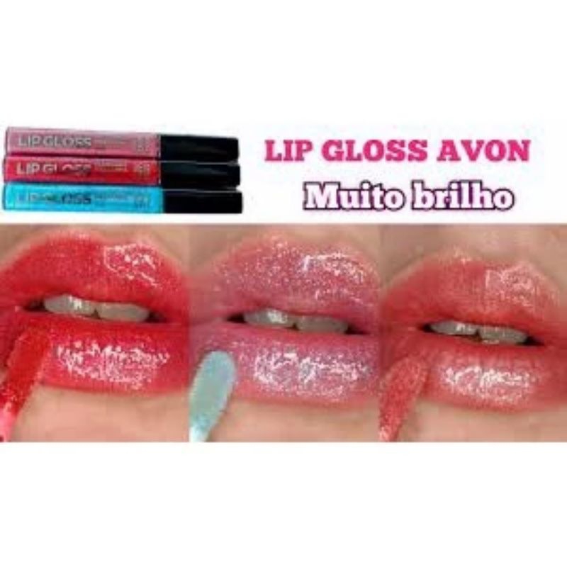 Batom Líquido Avon Lip Gloss 7ml - Brilho Holo Shine em Promoção