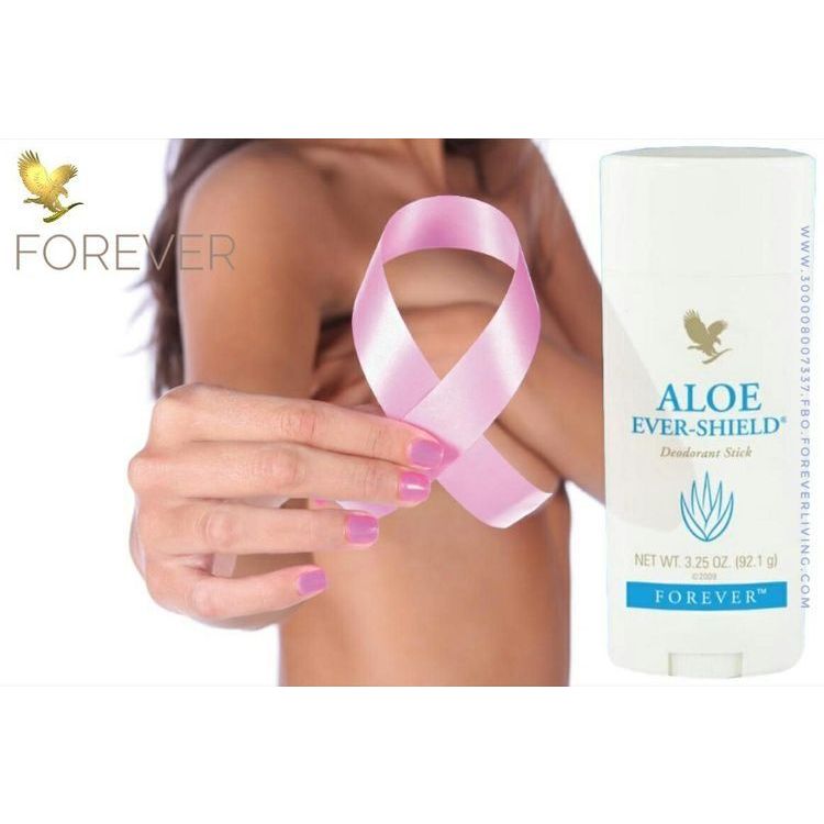 Desodorante Ever Shield Aloe Vera forever Anti-Manchas Não contém álcool  Hidratante 1UN