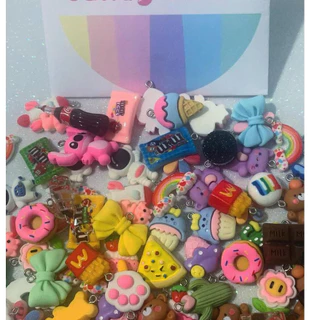 Mix de Pingente com 30 Pingentes e 30 Anzol para brincos e colares