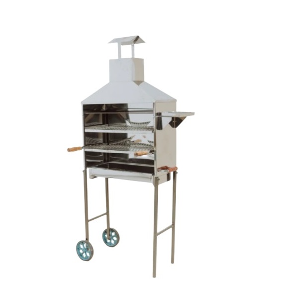 Carrinho de espetinho Inox 60cm