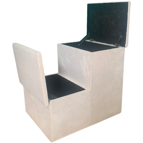 Escada pet com 2 baús 50cm de altura escadinha de cão e gato