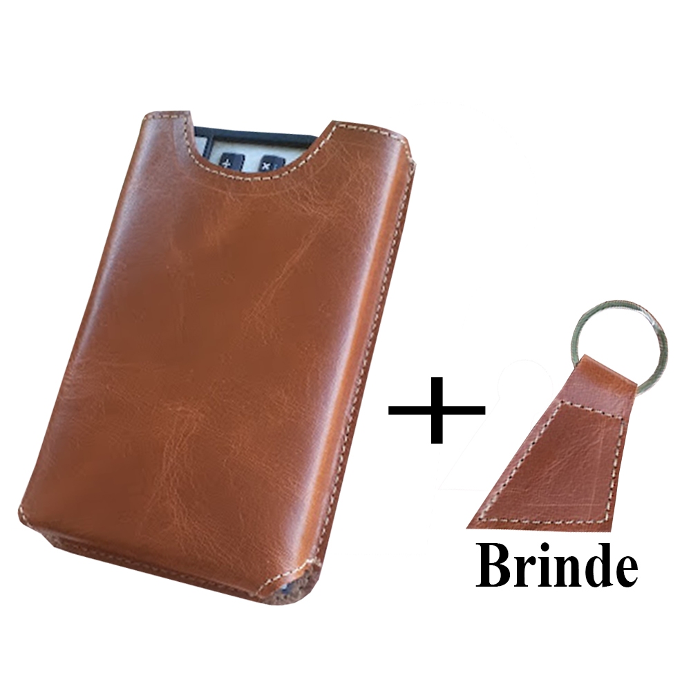 Capa para Calculadora Hp12c Platinum e Gold Couro Legitimo