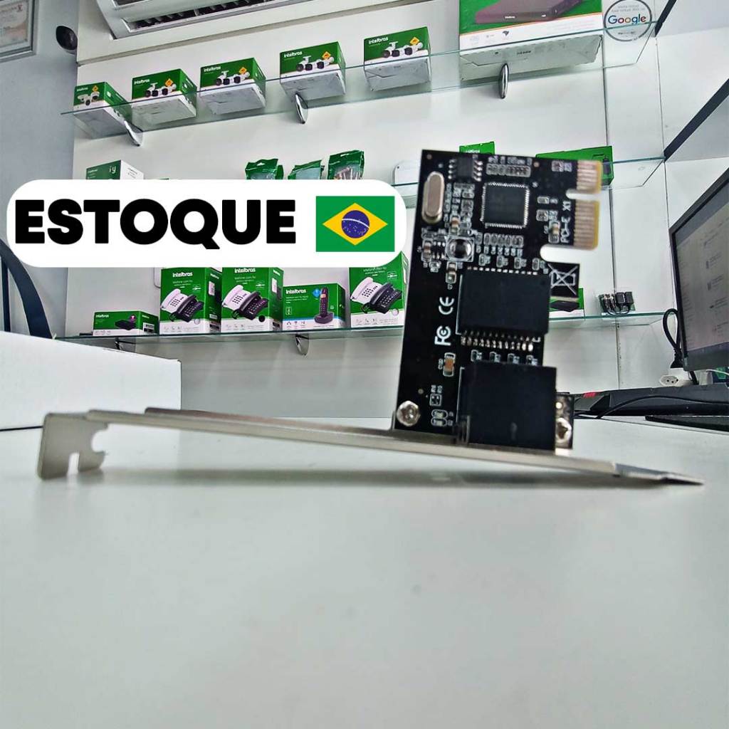 Placa De Rede Pci-Express 10/100/1000 GigaBit Realtek