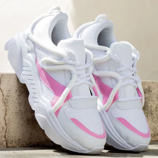 Tênis Feminino Blogueira Plataforma Casual Sola Alta Diversas Cores Estiloso Confortável