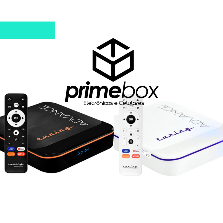 Tuning Advance Preto e Branco - 2GB Ram + 16GB Interno - Lançamento 2023 - Parceria com a Duo_i sat_i