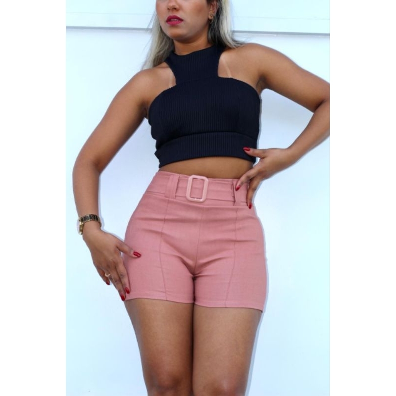 short bengaline cintura alta