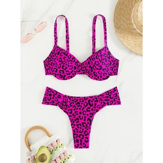 RWX VEST Biquini Ajustável com Estampa de oncinha XX210 em Oferta na Shopee