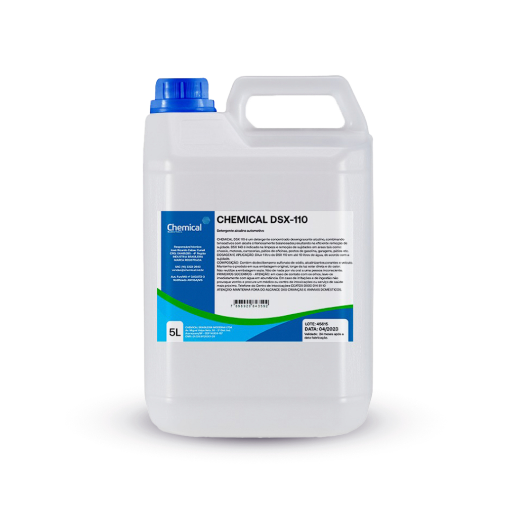 Solupan Desengraxante Alcalino Forte 5l Chemical Dsx 110 | Shopee Brasil