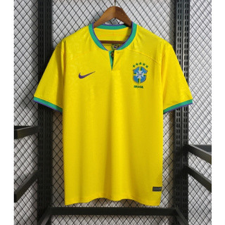 Camisa Brasil Personalizada Com Nome E Numero Amarela