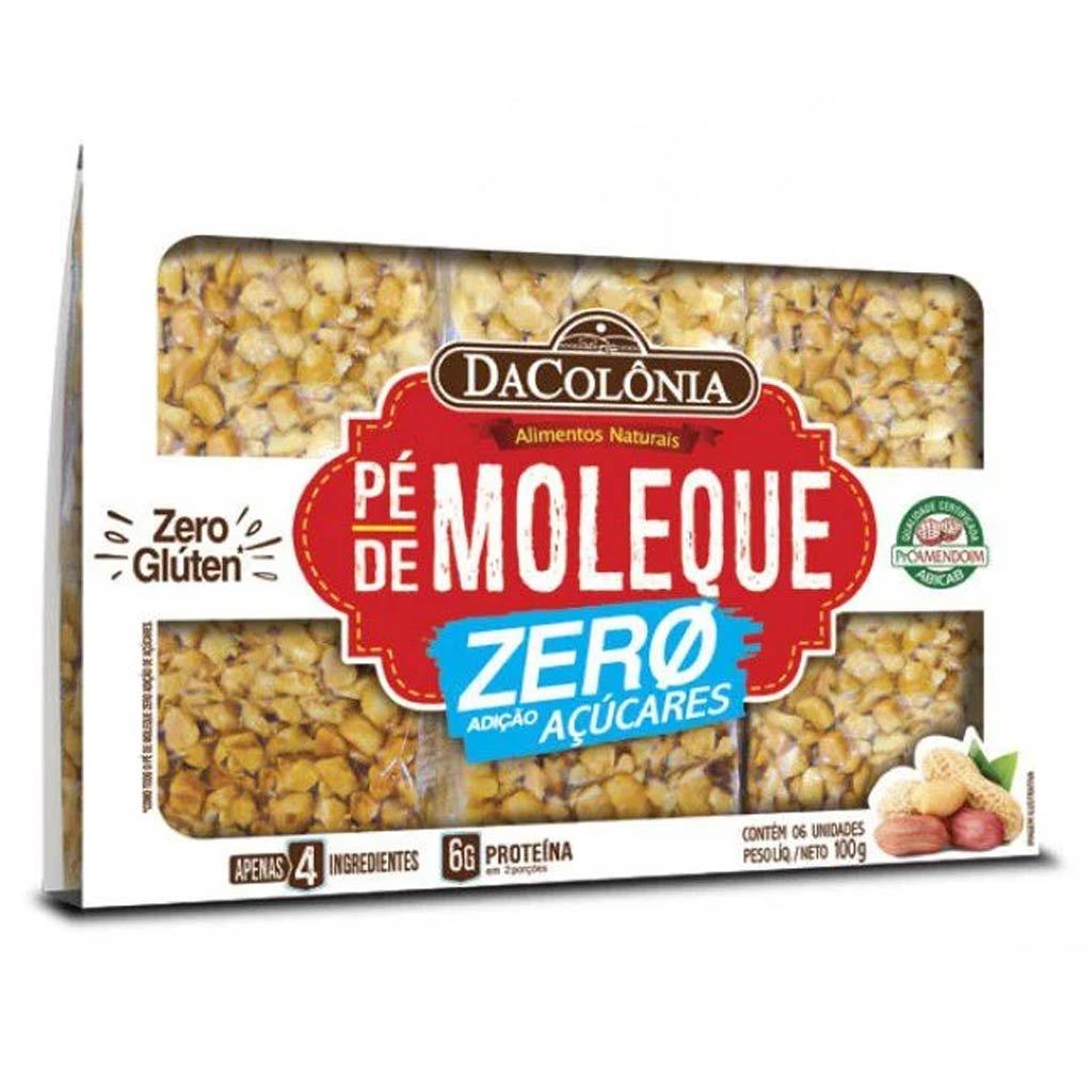 Pé de Moleque Zero Açúcar 100g - Dacolônia