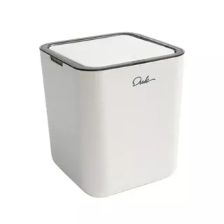 Lixeira Portátil De Mesa Com Tampa Click Moderna Escritório Duk 2,5L Envio Rápido