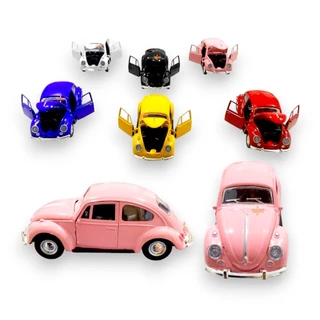 Carrinho De Ferro Fusca Miniatura Fusquinha Abre Porta Capô Fricção em Oferta na Shopee