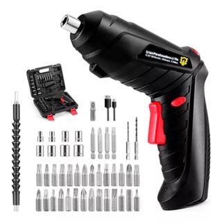 Parafusadeira Sem Fio 3.6V Bivolt C/ Carregador E Acessórios Cor Preto Frequência 60hz