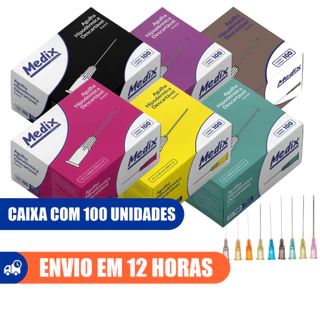 Agulha Hipodérmica Descartável Todos os Tamanhos Medix