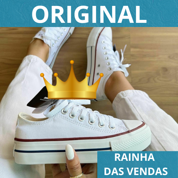 All Star Best Platform Tratorado Cano Alto Preto - Calzatto