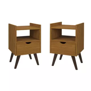 Conjunto 2 mesas De Cabeceira Decoração Quarto Alice