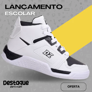 Tênis Masculino Infantil escolar Menino Menina juvenil