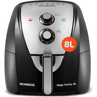 FRITADEIRA AIR FRYER MONDIAL MEGA FAMILY 8L 1900W