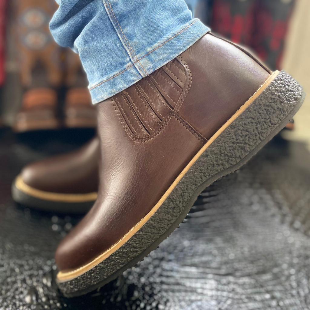 Bota Botina Masculina Em Couro Legitimo Lançamento