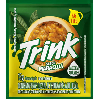 Suco Trink Caixa com 15 unidades Maracujá 15g