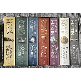Livros As Crônicas de gelo e fogo em INGLÊS ( A SONG OF ICE AND FIRE )