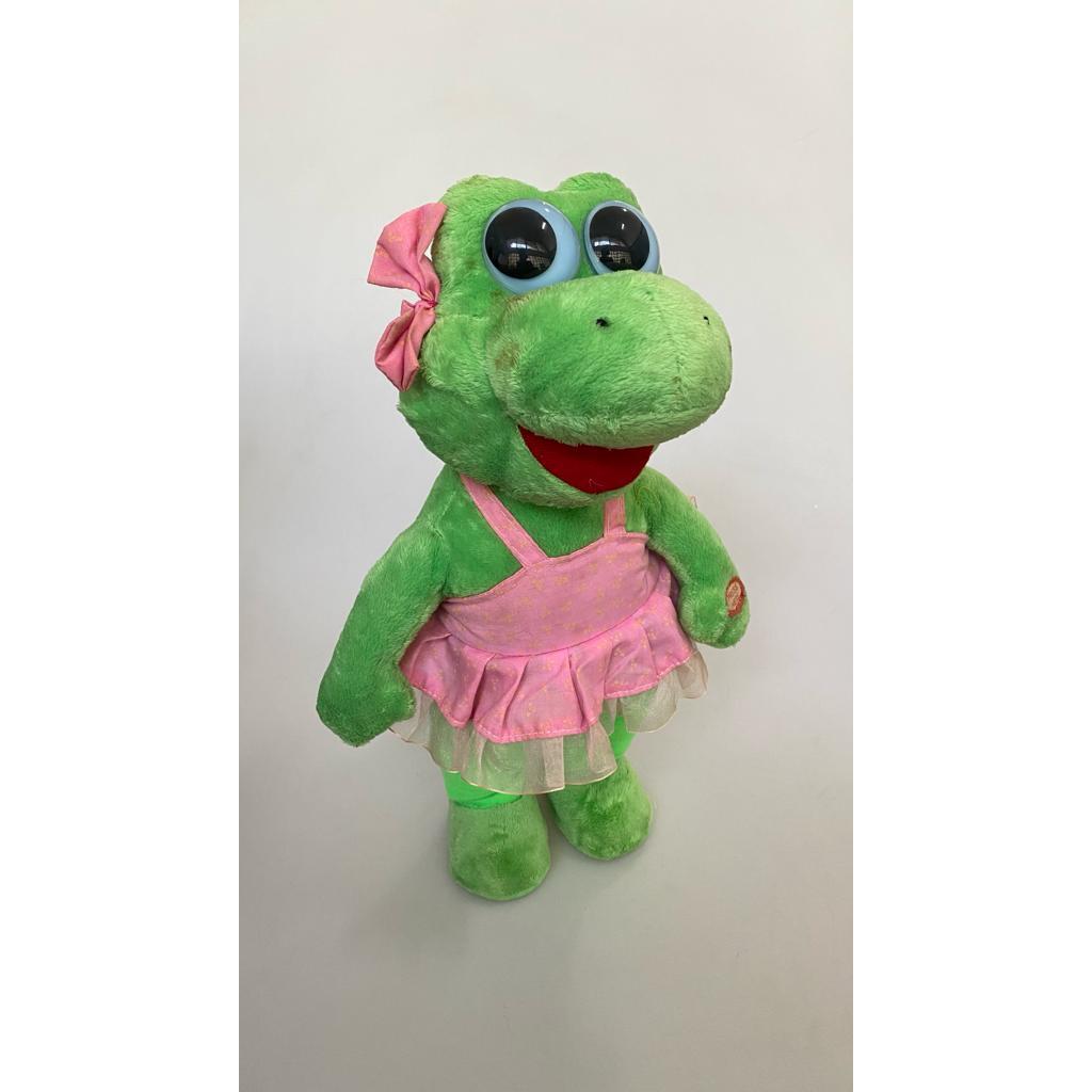 Em promoção! 30cm De Dinossauro Fantoche De Mão Muppet Bicho De