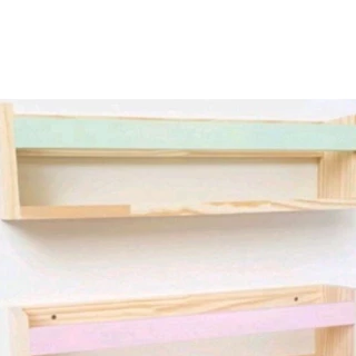 Prateleira Decorativa em pinus Natural Personalivel Infantil 1un