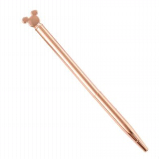 Caneta Esferográfica Luxo Mickey - Rosa Gold