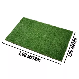 Grama Sintética Altura 15mm Tamanho 1,00 x 2,00( 2+00m² ) Para Decoração Flores Jardim Campo - FL10082