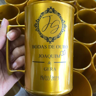 100 UNI CANECA DE ACRÍLICO PERSONALIZADO - 300ML