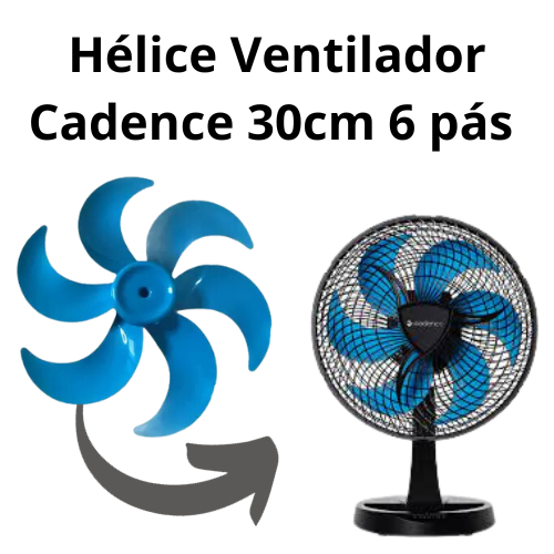 Hélice Para Ventilador Cadence 40cm 6 Pás Original