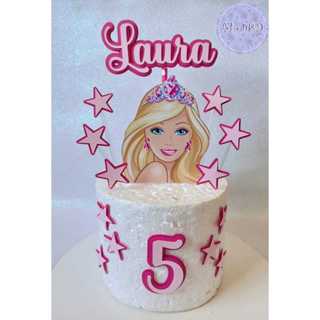 Bolo tema Barbie para comemorar o aniversário de 6 anos da minha princesa  Isabelly 💕💕 . . #bolos #mooca, By daymacielcakes