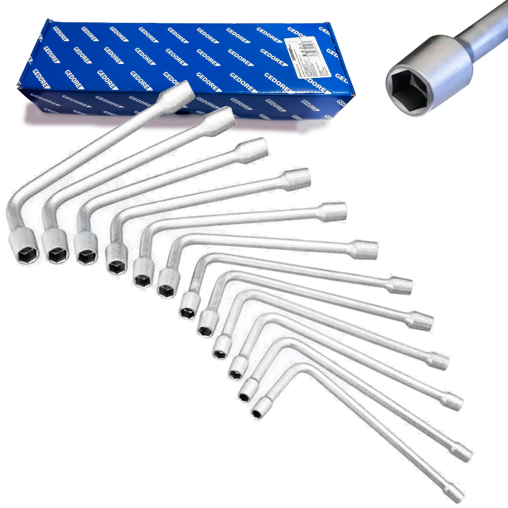 Kit Jogo De Chave Biela Gedore Red R01802012 De 8mm à 19mm Com 12 Peças Profissional