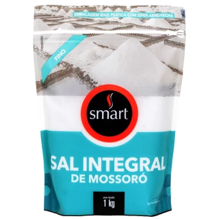 Sal Integral De Mossoró Fino Smart 1kg