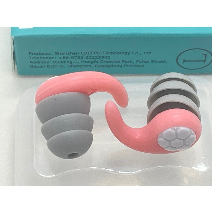 Earplug Rosa Autistas e Pessoas Sensíveis ao Som Alto Tampão Proteção de Ouvido Abafador