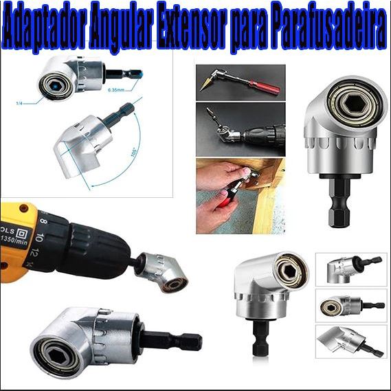 Adaptador Angular Para Parafusadeira 105 Graus PROFISSIONAL